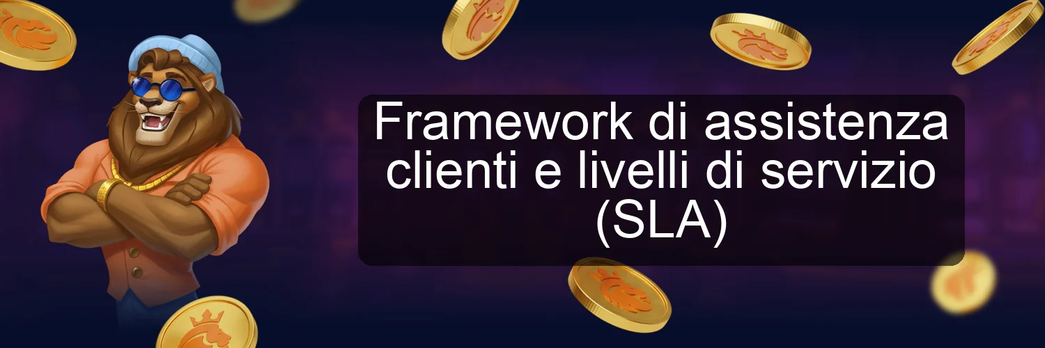 Framework di assistenza clienti e livelli di servizio (SLA)